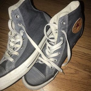 Rare Denim High Top Converse